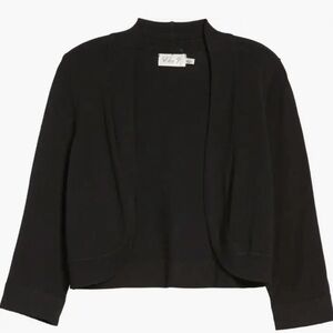 NWT Nordstrom Bolero Cardigan Black by Eliza J Large